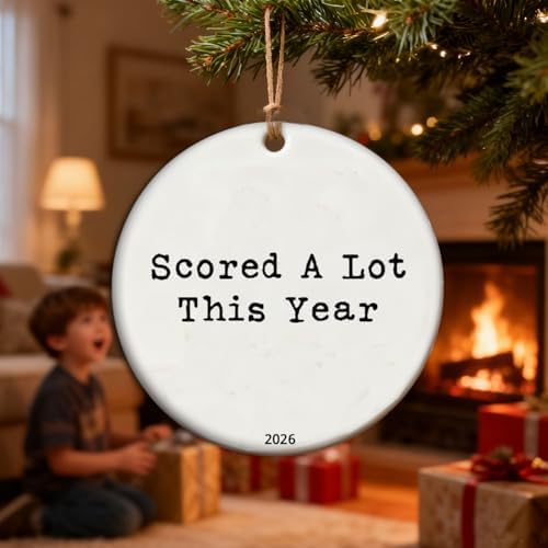 2026 Soccer Fan Memories Ceramic Ornaments, North America Sporting Event Memorial, Meaningful Gift for Football Lovers - Scored a lot This Year - Image 2