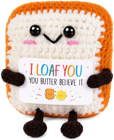 OASSIE Anniversary Wedding Gifts for Women Men - Positive Crochet Toast by Oassie