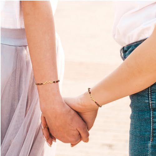 JoycuFF Wave Bracelets for Women Christmas Mothers Day Birthday Gifts for Best Friend Sister Daughter Bestie Mom Grandma Women Her - Image 7