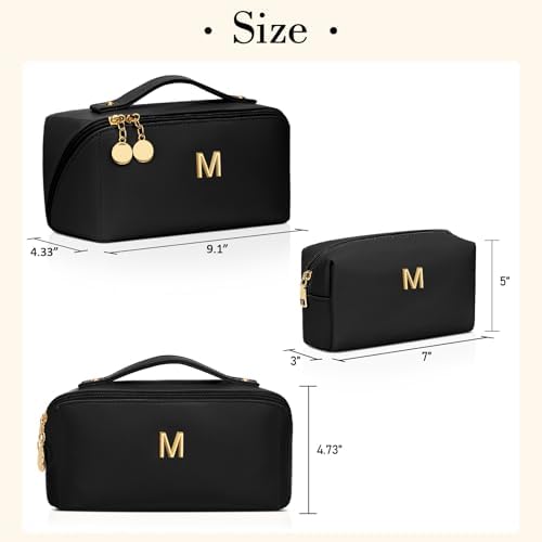 Initial Makeup Bag Personalized Gift for Women Teen Girls - Image 5