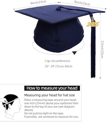 Newrara Graduation Gown Cap Tassel Set - Image 4