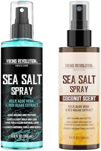 Viking Revolution Hair Sea Salt Spray - OceanBreeze&Coconut 8.8fl oz, 2Pack by VikingRevolution