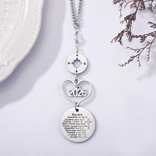 2026 Graduation Gifts for Her Him College Masters Degree Phd Rear View Mirror Accessories Car Mirror Hanging Accessories Graduation Gifts for Women Men - Image 2