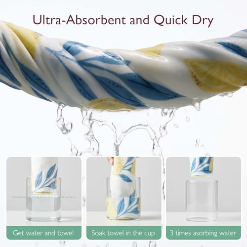 Momcozy Baby Towels, Soft Absorbent Bath Towel for Newborn&Toddler,Lemon - Image 4