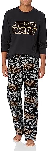 Amazon Essentials Disney | Marvel | Star Wars Men's Soft & Comfortable Flannel Pajama Sleep Sets by AmazonEssentials