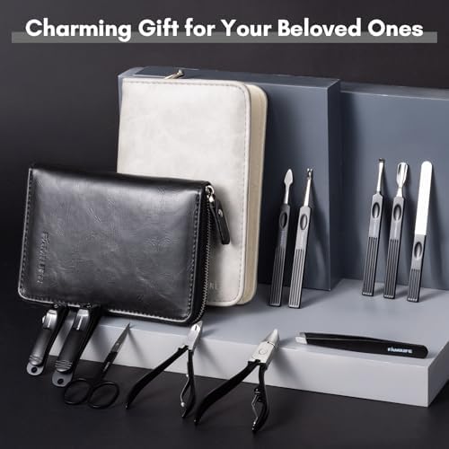 FAMILIFE Stainless Steel Manicure Set 11-in-1 Professional Nail Clipper Kit - Image 3