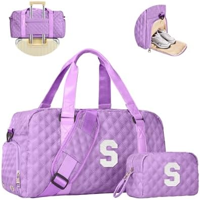 Teen girl gifts trendy stuff, Initial Travel Duffle Bag Women Girls Gift by Elilier
