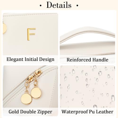 Initial Makeup Bag Personalized Gift for Women Teen Girls - Image 5