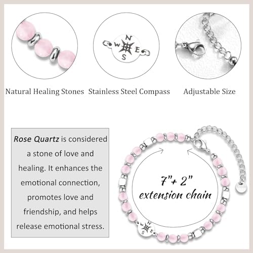 2026 Graduation Gifts for Women Her, Compass Bracelet for Girls Women - Image 5