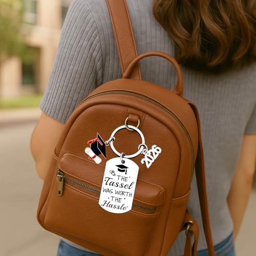 Class Of 2026 Graduation Gifts for Her Him Best Graduate Keychain Seniors Masters Nurses College Highschool Grad Presents - Image 6
