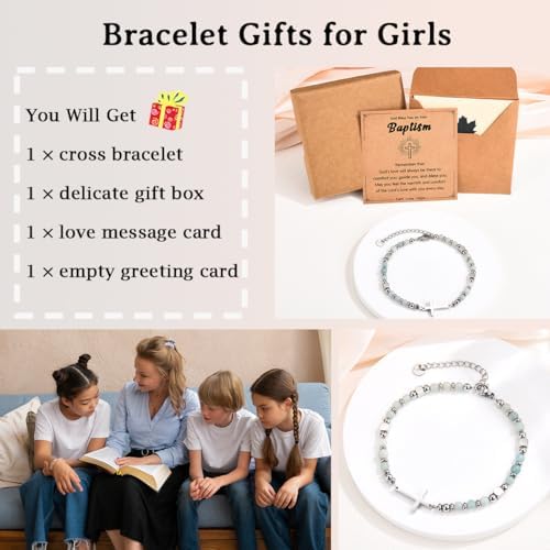 Religious Cross Bracelet for Women Girls, Christian Gifts - Image 4