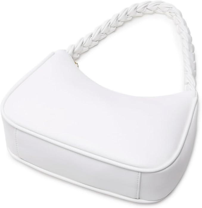 Shoulder Bags for Women, Cute Hobo Tote Handbag Mini Clutch Purse with Zipper Closure