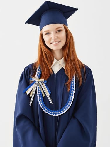 TFTAFAN Graduation Ribbon Lei Graduation Leis Necklace Class of 2026 Graduation Necklace Braided Necklace Graduation Gift Party Accessories for Women and Men - Image 6