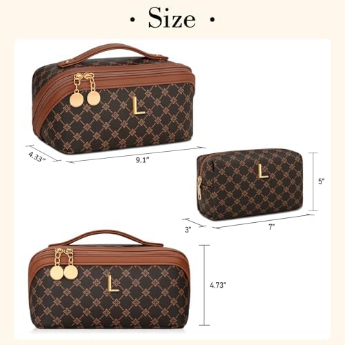 Initial Makeup Bag Personalized Gift for Women Teen Girls - Image 5
