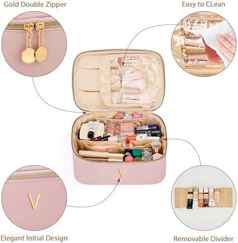 Personalized Makeup Bag Gifts for Women Travel Cosmetic Case - Image 5