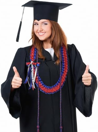 TFTAFAN Graduation Leis and Graduation Honor Cords Class of 2026 Graduation Ribbon Lei Graduation Necklace Braided Necklaces gift for Student Gifts Party Supplies - Image 6