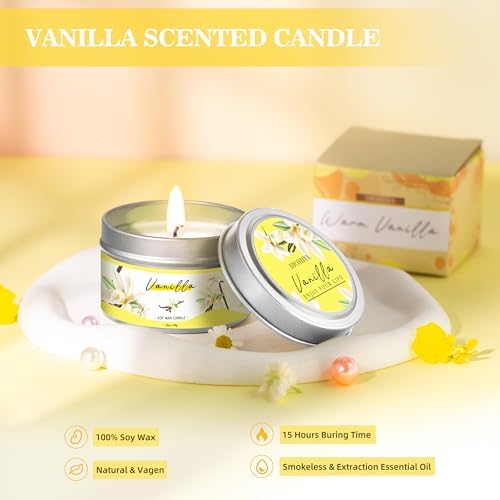 Gifts for Women, Vanilla Spa Gift for Self Care Bath and Body Gifts Set - Image 6
