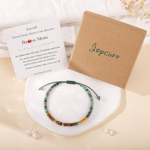 JoycuFF Morse Code Bracelets Christmas Birthday Gifts for Women Her - Image 6