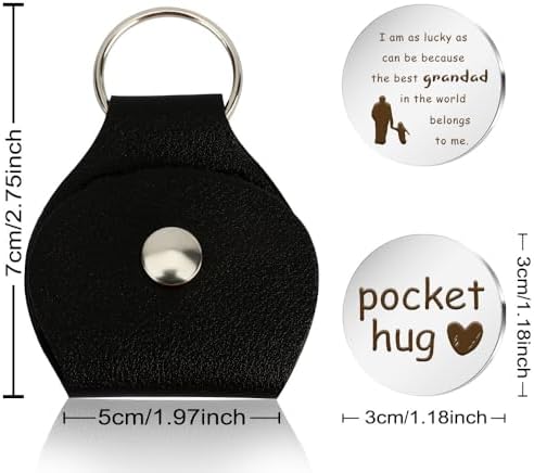 Gift for Grandpa Grandpa Pocket Hug Token Grandfather Birthday Gifts - Image 2