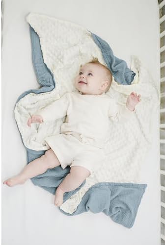 Konssy Soft Muslin Baby Blanket for Unisex Boys & Girls, 30 x 40 Inch - Image 2