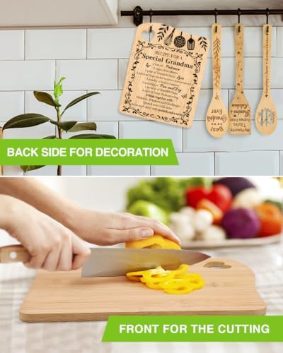 Grandma Birthday Gifts, Gifts for Grandma Bamboo Cutting Board - Image 5