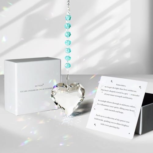 Hegelda Blue Birthday Gifts for Women Friendship Crystals Suncacther - Image 6
