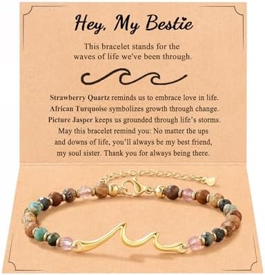 Tarsus Wave Bracelet,The Waves of Life We've been Through, Unique Gifts by Tarsus