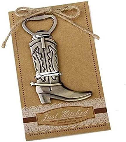 Pack of 20 Retro Style Cowboy Boots Beer Bottle Opener Wedding Favors,Party Favors for Guest Souvenir Gift for Baby Shower Birthday Party Decorations and Supplies (Retro Boots)