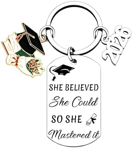 Class Of 2026 Graduation Gifts for Her Him Best Graduate Keychain Seniors Masters Nurses College Highschool Grad Presents by Coolvy