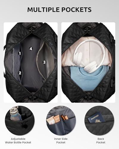 Customized Gifts for Women/Mom-Duffle Bag with Shoe Compartment - Image 5
