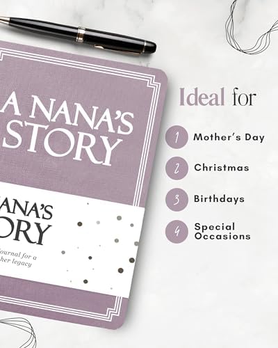 Nana's Life Story Journal (Hardcover): A Meaningful Keepsake for Nana to Share Her Journey and Memories, Book Includes 250+ Prompt Questions, Sentimental Gifts for Mother's Day, Birthday & Christmas - Image 5