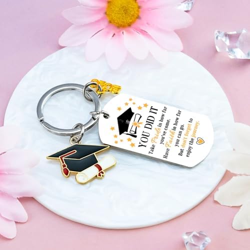 Graduation Gift for Her Him Class of 2026 Keychain Gifts for Graduates - Image 5