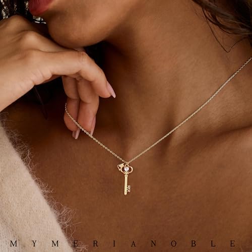 Graduation Gifts, Gold Key Graduation Necklace for Her 2026 Grad Gifts Anniversary Gold Jewelry for Women Sister Friend Classmates Teacher Nurse - Image 3