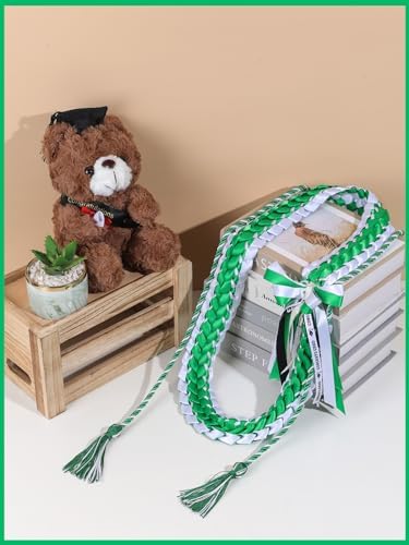 TFTAFAN Graduation Leis and Graduation Honor Cords Class of 2026 Graduation Ribbon Lei Graduation Necklace Braided Necklaces gift for Student Gifts Party Supplies - Image 3