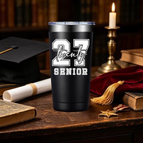 BIRGILT Class of 2027 Senior Night Gifts for Men, Senior Graduation Gifts for High School College Students - 20oz Tumbler - Image 6