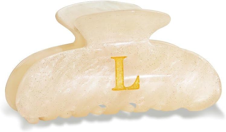 Birthday Gifts for Mom/New Mom - Personalized Letter Hair Claw Clips by Fohufo