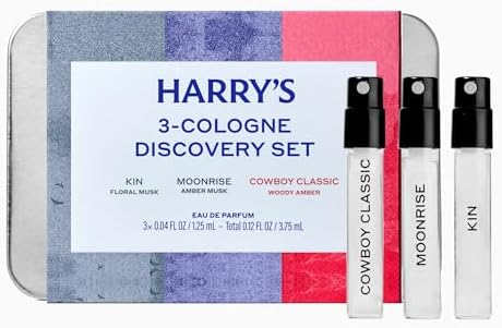Harry's Cologne Discovery Set - 3 Colognes, 1.25 mL by Harrys