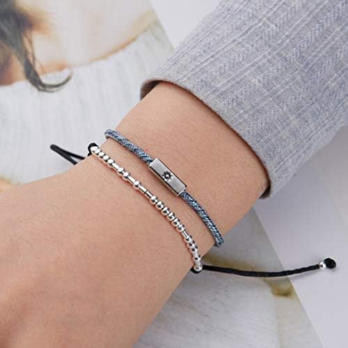 ASELFAD Morse Code Bracelets for Women, Funny Best Friend Birthday Gifts for Women Friendship Bracelets, Inspirational Jewelry, Teen Girl Gifts Trendy Stuff - Image 4