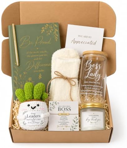 LUICONMO Thank You Gifts for Boss Lady, Bosses Day Gifts for Women by LUICONMO