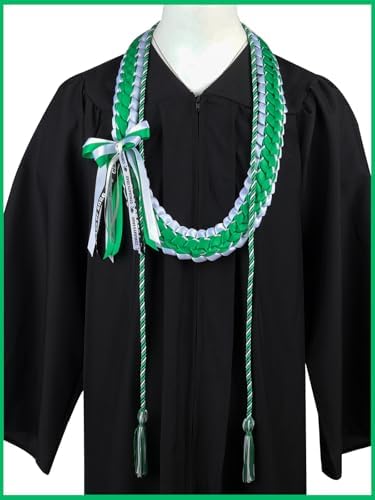 TFTAFAN Graduation Leis and Graduation Honor Cords Class of 2026 Graduation Ribbon Lei Graduation Necklace Braided Necklaces gift for Student Gifts Party Supplies - Image 2
