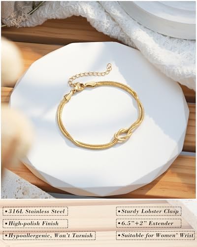 Tarsus Graduation Gift for Her, Knot Bracelet Graduation Keepsake for Girls - Image 5