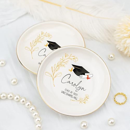 IZI POD Personalized Graduation Gifts for Her, Graduation Jewelry Dish, A Sweet Ending to a New Beginning, Gradua Senior Class of 2026, Gifts for Her, Women, Best Friends /4 - Image 3