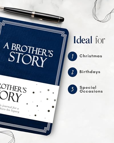 Brother's Life Story Journal (Hardcover): A Meaningful Keepsake for Brother to Share His Journey & Memories, Book Includes 250+ Prompt Questions, Sentimental Gift for Father's Day, Birthday, Christmas - Image 5