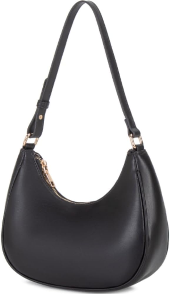 Shoulder Bags for Women, Cute Hobo Tote Handbag Mini Clutch Purse with Zipper Closure