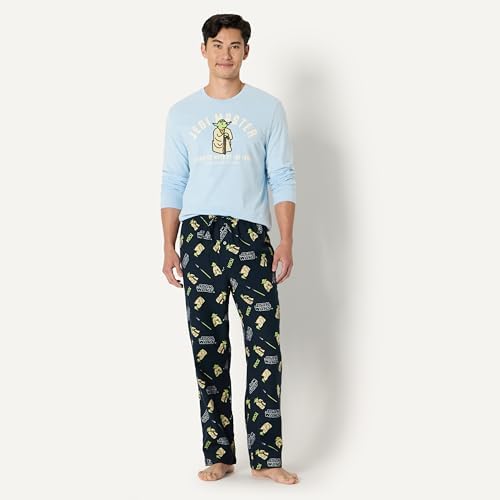 Amazon Essentials Disney | Marvel | Star Wars Men's Soft & Comfortable Flannel Pajama Sleep Sets - Image 5