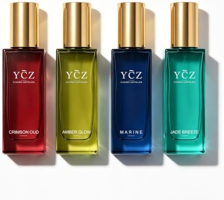 Ycz Luxury Men's Fragrance Gift Set, 4 x 25 mL Eau De Parfum by YourSignatureScent