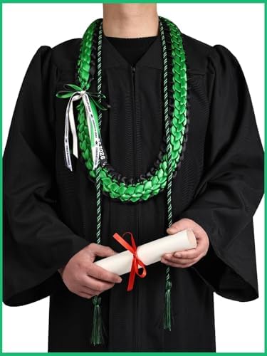 TFTAFAN Graduation Leis and Graduation Honor Cords Class of 2026 Graduation Ribbon Lei Graduation Necklace Braided Necklaces gift for Student Gifts Party Supplies - Image 2