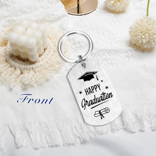 Yobent Graduation Gifts for Women Men, Class of 2026 Graduate Keychain - Image 4