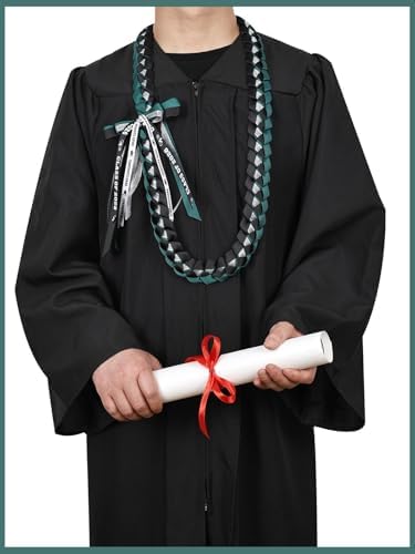 TFTAFAN Graduation Ribbon Lei Graduation Leis Necklace Class of 2026 Graduation Necklace Braided Necklace Graduation Gift Party Accessories for Women and Men - Image 6