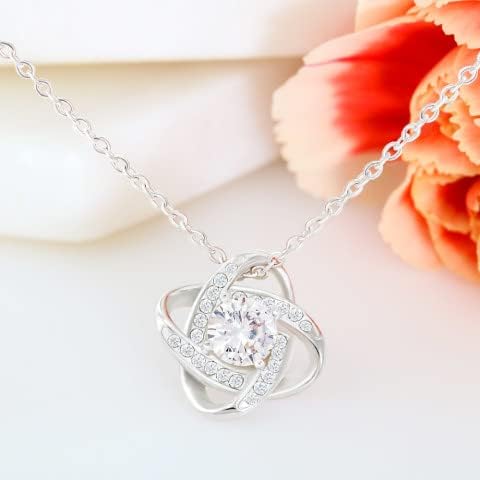 Daughter In Law Gifts From Mother In Law, Necklace For Her From Mom And Dad, Birthday Gift For Her With Message Card And Gift Box, Meaningful Gifts For Bonus Daughter